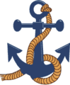 Anchor cross with rope