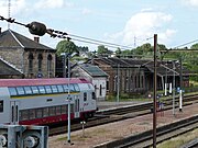 A Luxembourgish (CFL) train in Athus railway station