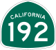 State Route 192 marker