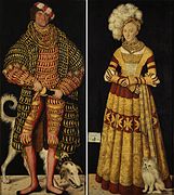 所属实体: Portraits of Henry IV of Saxony and Catherine of Mecklenburg 