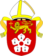 Coat of arms of the Diocese of Leicester