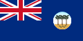 Official Blue Ensign of Western Samoa under Mandate with UK (17 December 1920 – 1 January 1962)