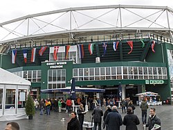 The Gerry Weber Stadion during the Handball World Cup 2007 in Halle (Westphalia)