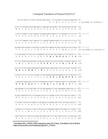 Bolded text indicates conserved amino acids from distant orthologs