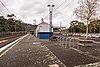 Eastbound view of Upper ferntree gully station facing mostly straight