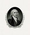 Image 14 James Madison Engraving credit: Bureau of Engraving and Printing; restored by Andrew Shiva James Madison (March 16, 1751 – June 28, 1836) was an American statesman, lawyer, diplomat and philosopher who served as the fourth president of the United States from 1809 to 1817. He is widely considered to be one of the most important Founding Fathers of the United States, and historians have generally ranked him as an above-average president. This picture is a line engraving of Madison, produced around 1902 by the Department of the Treasury's Bureau of Engraving and Printing (BEP) as part of a BEP presentation album of the first 26 presidents, which was reportedly given to Treasury Secretary Lyman J. Gage. More selected pictures