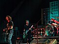 Eddie Vedder (front) and Jeff Ament (bass) in Berlin on July 5, 2012.