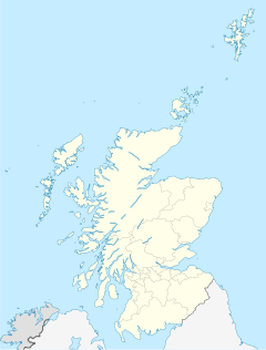 圣安德鲁老球场在苏格兰的位置