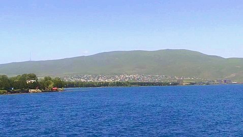 A view of Tsovagyugh and Lake Sevan