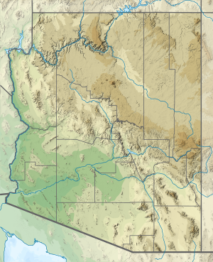 Map showing the location of Santa Cruz Valley National Heritage Area