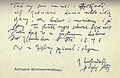 Part of a letter from Jan Kochanowski containing his signature
