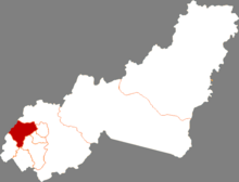 Location of Didao District in Jixi