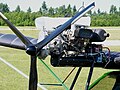 A Flightstar II ultralight's Rotax 503 engine installation