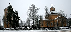 Isojoki church and bell tower