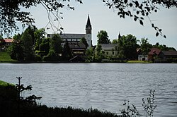 View of Nagel over the Nagel Lake