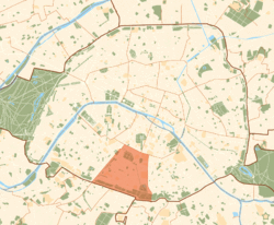 该区在巴黎的位置