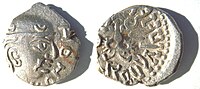 Coin of Gupta ruler Kumaragupta I (r.414–455) (Western territories).[108]