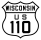 U.S. Highway 110 marker