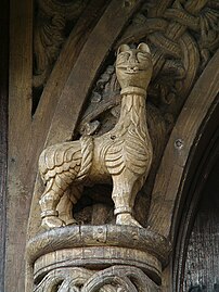 Lion from the Vang Stave Church