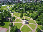 Aerial view of Parkman Bandstand
