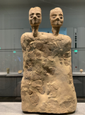 8,000-year-old statues from ʿAin Ghazal, Jordan