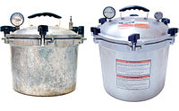 Stovetop autoclaves, also known as pressure cooker—the simplest of autoclaves