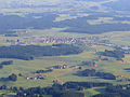 Wald from the air from the southeast