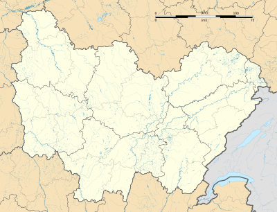 Location map Bourgogne-Franche-Comté