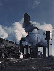 No. 2576 at a coaling station in December 1942.