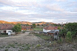 View of Corvinești village