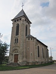 The church in Dommartin-la-Chaussée