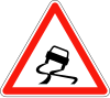 Slippery road