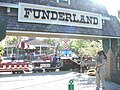 The entrance to Funderland in Land Park