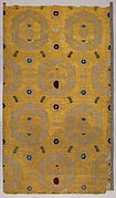 Late 15th century Italian silk velvet panel, with phoenix and plant motifs, from Keir Collection, now in Victoria and Albert Museum