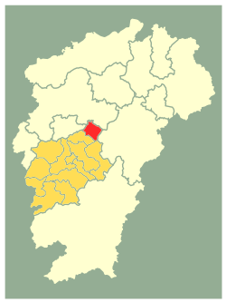 新干县在江西省及吉安市的位置