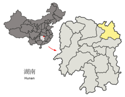 岳阳市在湖南省的地理位置