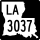 Louisiana Highway 3037 marker