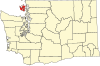 標示出聖胡安郡位置的地圖