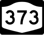 373号纽约州州道 marker