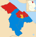 2011 results map