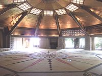 Interior of the Aztec Room in the Arizona Biltmore Hotel.