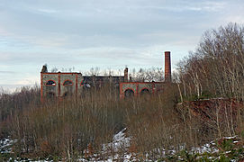 The ruined Arthur-de-Buyer well buildings