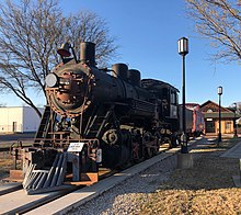 LS&I steam locomotive at the Allen Heritage Center