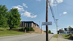 SHS back view from down Colfax Street