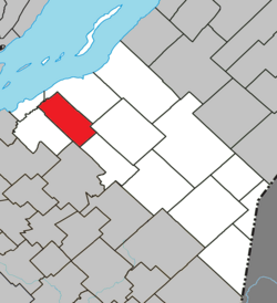 Location within Montmagny RCM.