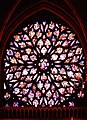 France, Sainte-Chapelle, Paris, the Apocalypse in Flamboyant tracery.