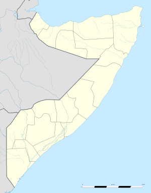 甘达拉在Somalia的位置
