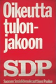 A Social Democratic Party poster for the 1972 Finnish parliamentary election.