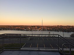 Port Wallace viewed from the opposite side of Lake Charles