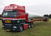 Transporting wind power plant on Gotland